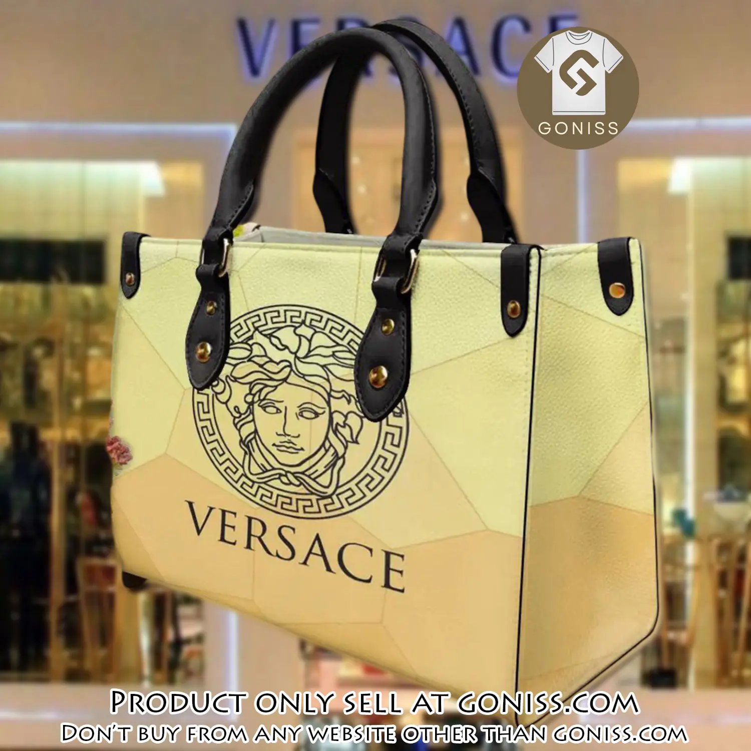 Versace women luxury leather handbag 3d lhb1022 gn0830585